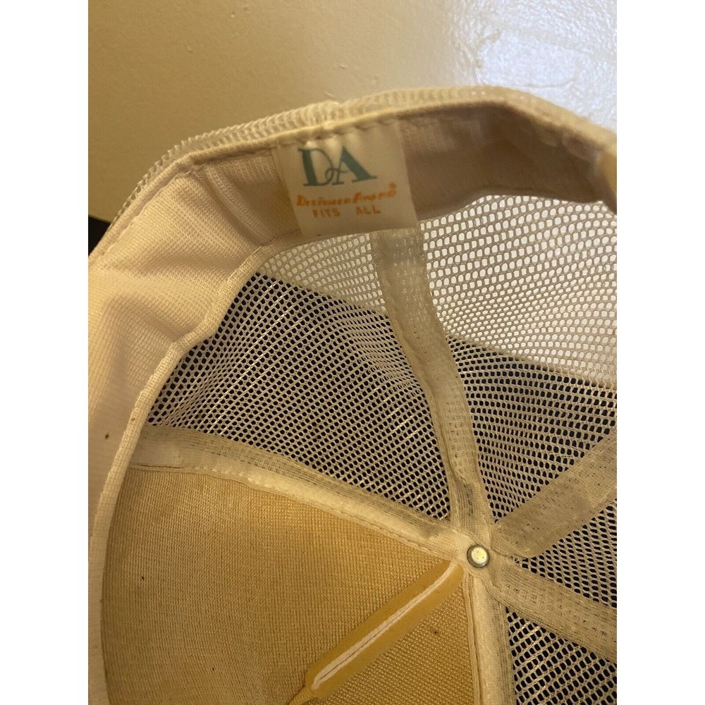Vintage Campbell Soup Pennsylvania Mesh White Trucker Hat Big Patch Back Broken - Picture 5 of 5